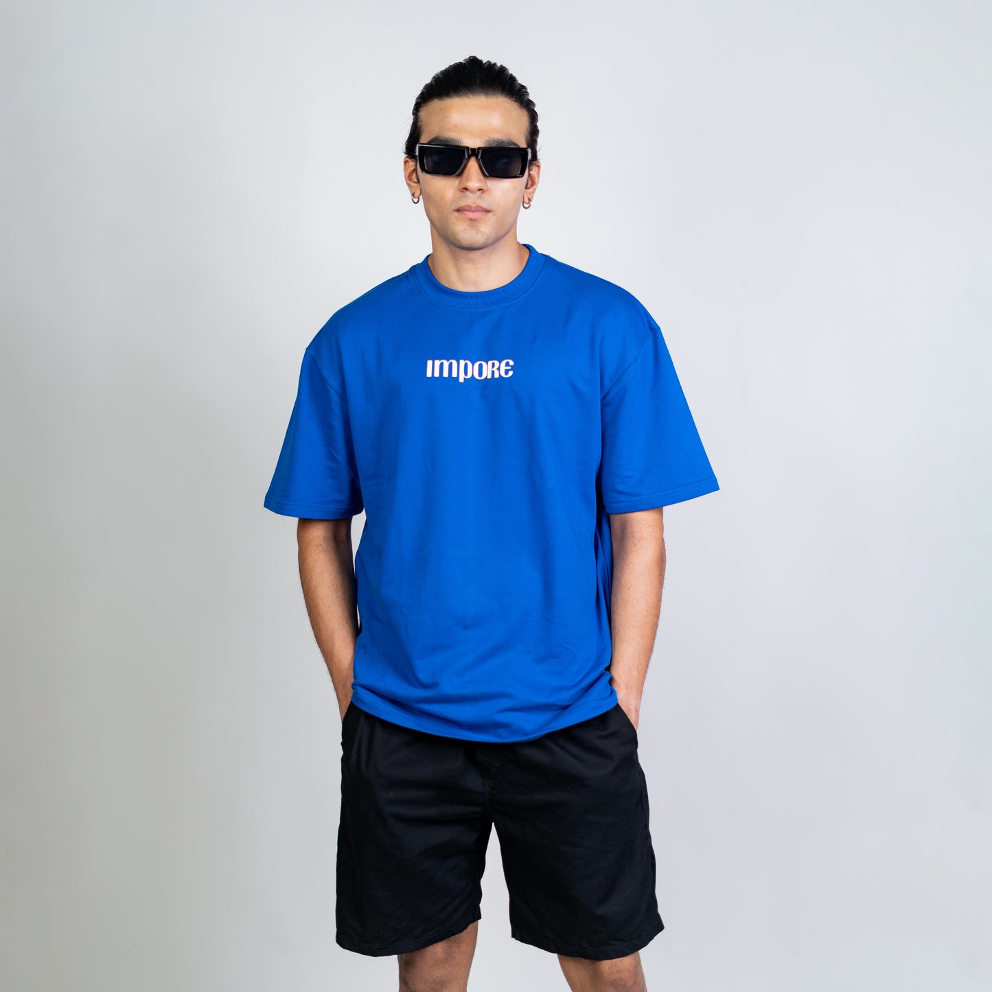 CRAFTED BLUE T-SHIRT