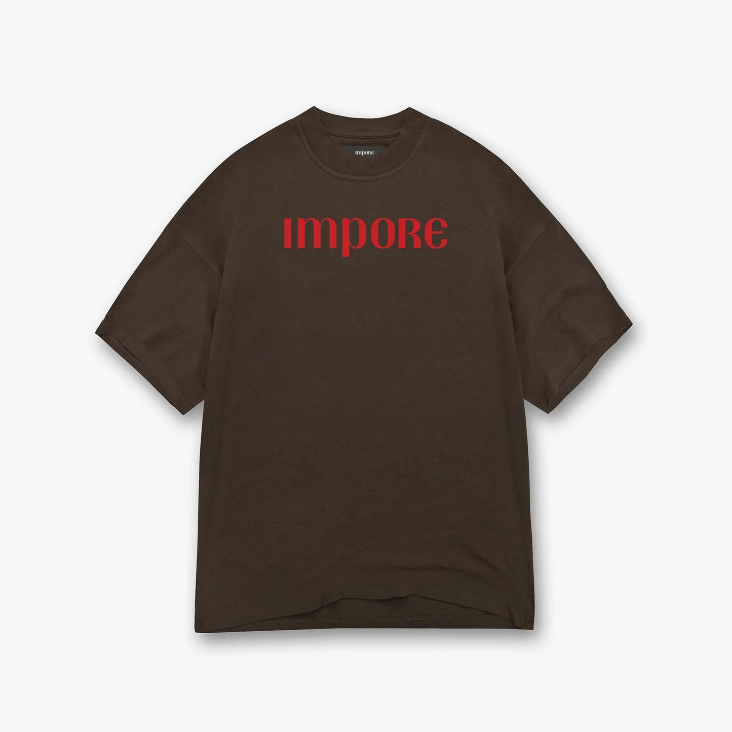 BROWN BASIC T-SHIRT